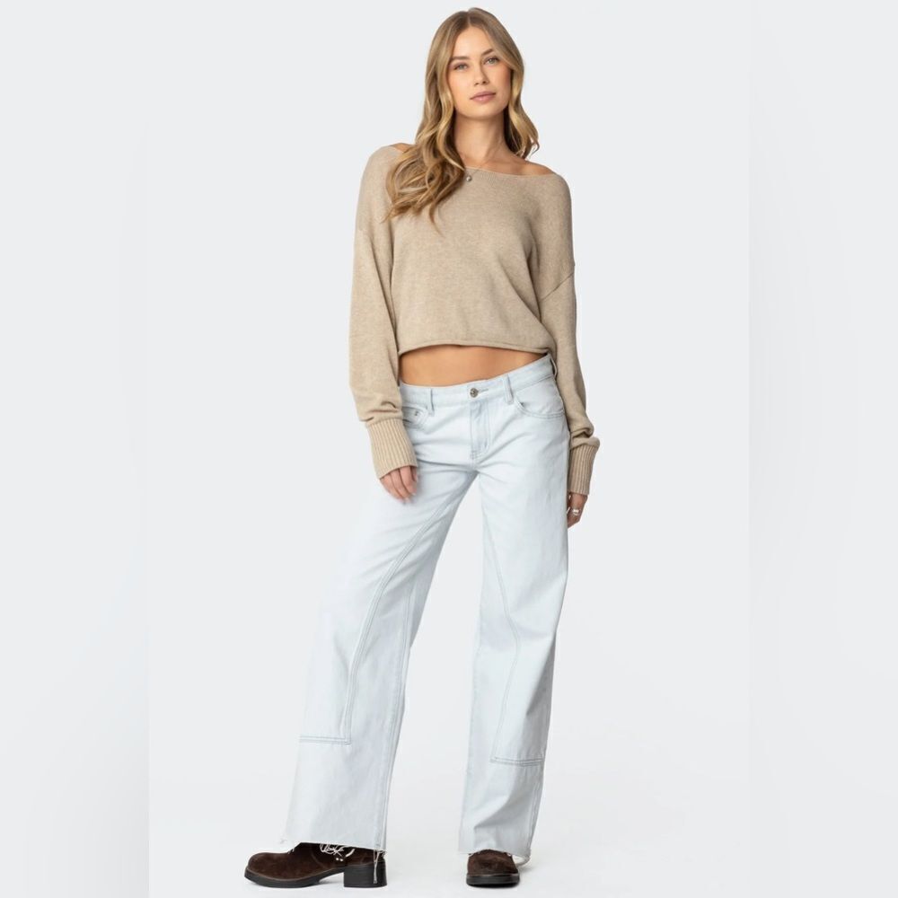 NWT Edikted Savanna Low Rise Jeans